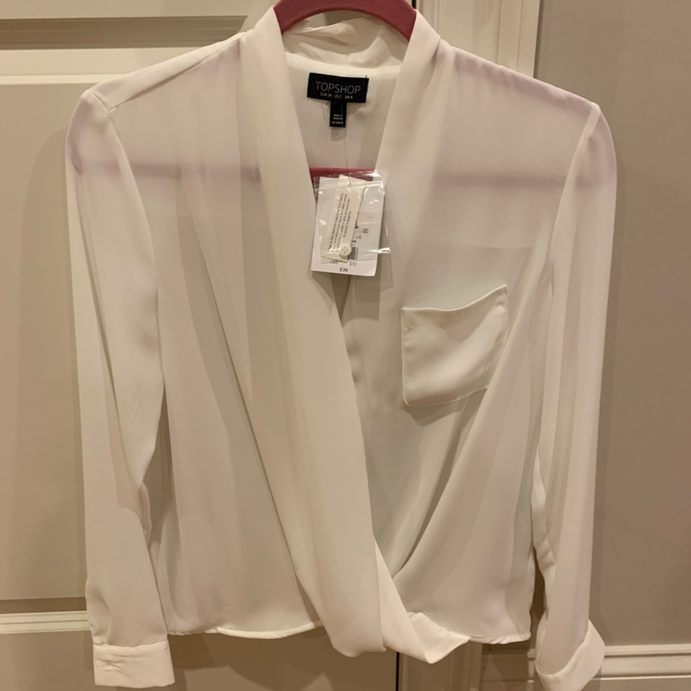 NWT Top Shop Blouse size 2